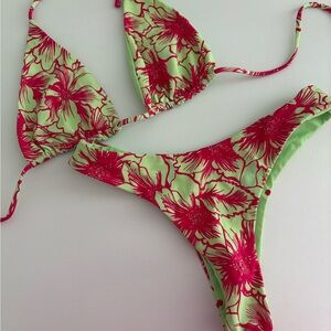 Leni Swims Floral reversible Bikini Set